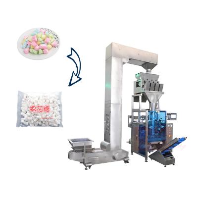 China Food Candy Packing Machine Cotton Gummy Candy Packing Machine Automatic Weighing And Packing Machine for sale