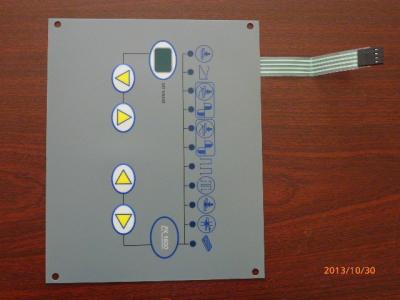 China Controle o teclado liso do interruptor de membrana da sensação, painel de controle remoto flexível à venda