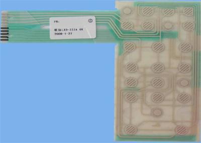 China Flexibles 2 Schicht-kundenspezifisches Leiterplatte PWB für Tastmembranschalter zu verkaufen