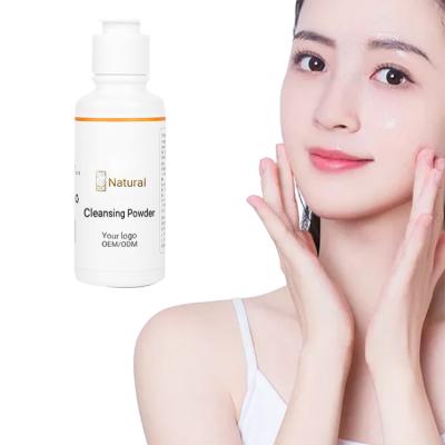 China Remover Custom Logo Soft Skin Cleansing Foaming Black Head Blackhead Facial Peeps Eco Deep Cleansing Soft Exfoliating Unisex Cleansing Powder for sale