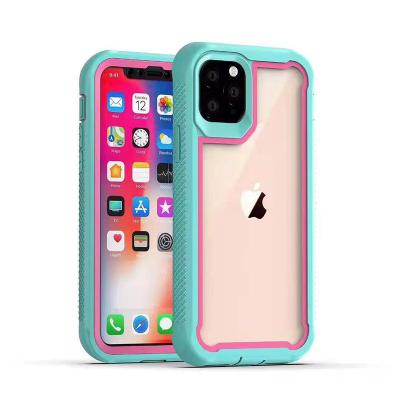 China Shockproof For iPhone 12 New Design TPU Shockproof Phone Case PC Phone Case For 11 pro XS max XR XS max 7 8 plus for sale