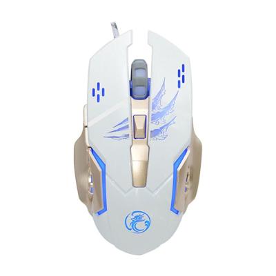 China High DPI Imice A8 Optical Gaming Mice 3200DPI Electroplating For PC Laptop Wired Gaming Mouse for sale