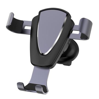 China Metal Universal Adjustable Stand Air Vent Gravity Bracket Mobile Phone Car Socket Mobile Phone Holder for sale