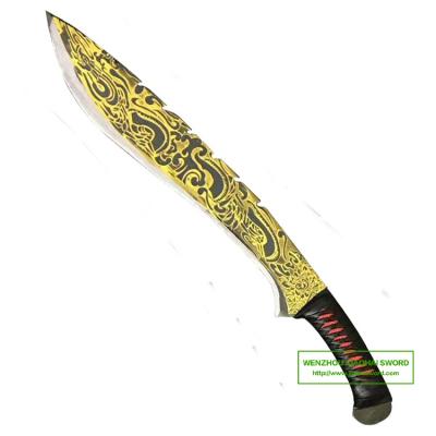 China hand  forged high carbon steel hacking knife SS146K for sale