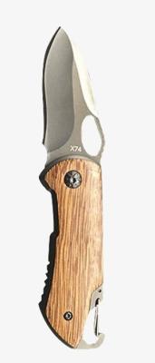 China wholesale folding knife  pocket knife with wood handle  X74 for sale