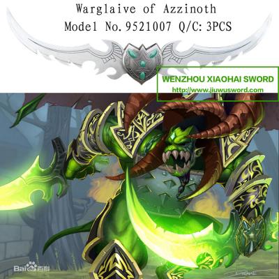 China decorative wolrd of warcraft warglaive of annizoth 9521007 for sale