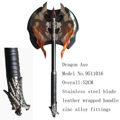 China decorative fantasy dragon axe 9511016 for sale