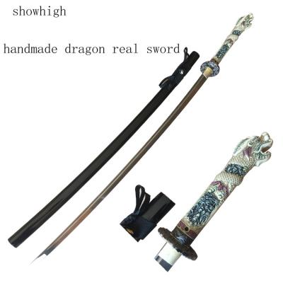 China handmade sword with resin dragon head SS210 for sale