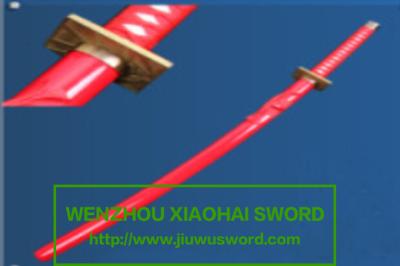 China wooden cosplay bleach sword WS073 for sale