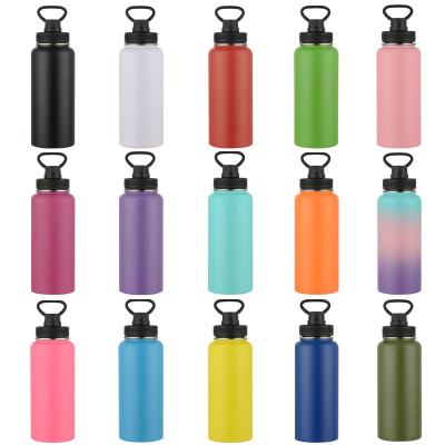 China PORTABLE Custom Logo Double Wall Vacuum Insulated Stainless Steel 18 Ounce Thermos Water Flask Outdoor Camping Bottle for sale