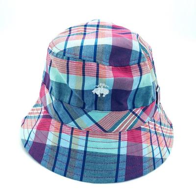 China JOINT Kids Double Sided Cotton Fisherman Bucket Hat for sale