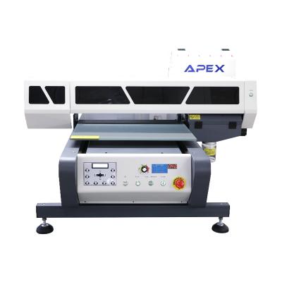 China Garment Shops APEX 6090 UV Printer UV Led Printer For Acrylic Wood Paper Plastic Printing for sale