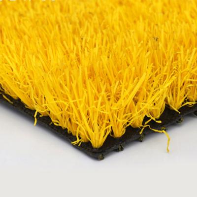 China Kindergarten Courts Top Sales Synthetics Natural Landscaping Grass Artificial Grass 20 Mm Colorful Artificial Turf Kindergarten for sale