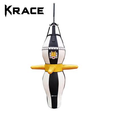 China Custom Gym Your Logo Inflatable Kickboxing Fitness Free Standing Boxing Dummy Sandbag for sale