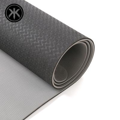 China Yoga Mats 2020 Customized Printed Eco-Friendly Organic Natural Rubber Logo Packing Colors Non Slip Best Yoga Lesson Krace Fitness Yoga Mats for sale