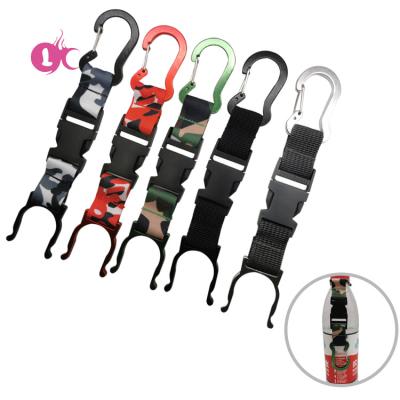 China General Outdoor Aluminum Carabiner Hook Hanger Hanger Factory Supplier Factory Industry Plastic Clip With Nylon Belt for sale