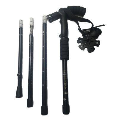 China Factory Price Quick Adjustable Hot Sales Retractable Height Aluminum Alloy Raising Trekking Poles Sticks Aluminum Pole For Outdoor Sports for sale