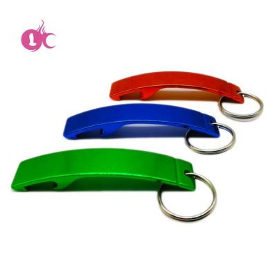 China Viable Custom Logo Maker Logo Promotion Gift Aluminum Bottle Opener Key Chain for sale