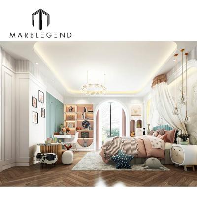 China Architecture luxury designer 3d cad kids room furniture bedroom interior drawing design for sale