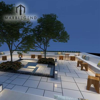 China 3d luxury modern roof rendering interior deisgn rooftop landscape design for sale