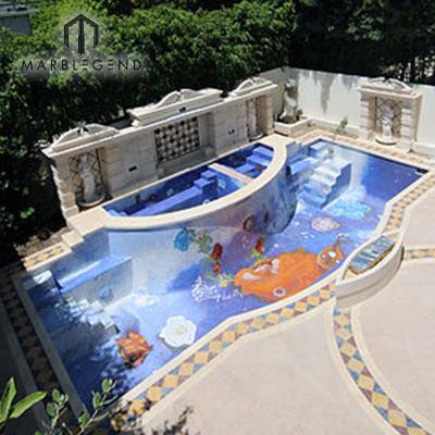 China Beverly Hills Villa Exterior Swimming Pool Luxury Design for sale