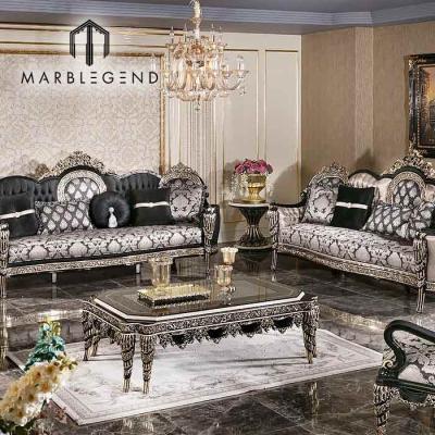 China Adjustable Design (Height) Your Living Room And Custom Antique Wood Classic Sofa Set Furniture Classic And Luxury Style for sale