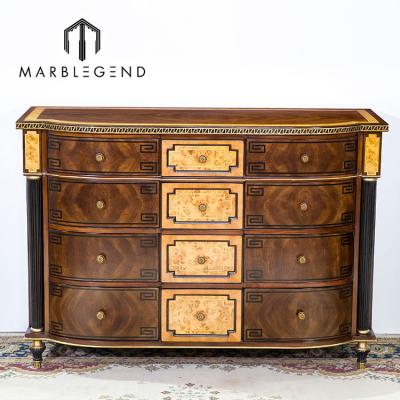 China Traditional Retro Furniture High Quality Home Furnishing Antique With Drawer Bucket Luxury Cabinet For Villa for sale