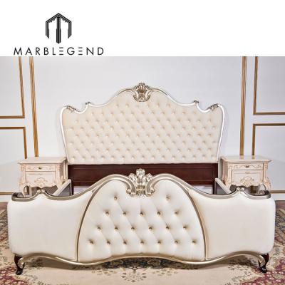 China Modern Luxury Villa Decor Including Good Quality Bedroom Furniture Home Funishing Luxury Wooden Beds for sale