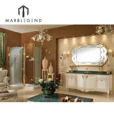 China Traditional one-stop service including classic style interior design and home furniture bathrooms suite cabinets for sale