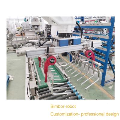 China Factory bag robot handling runaway pneumatic clamper claw stacking palletizer bag box robot claw penumatic air gripper for sale