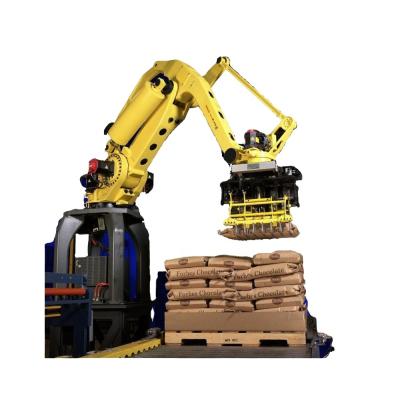 China Building Material Stores Robot Palletizing Pile Moving Handling Robot Clamp Clamp Robot Grab Clam Bag Penumatic Arm for sale