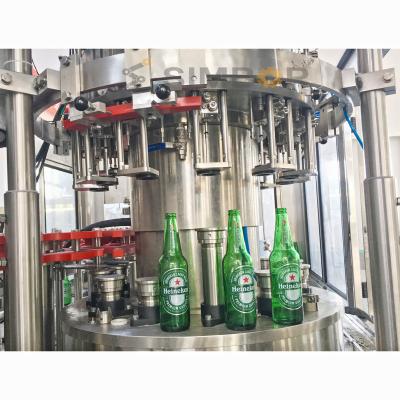 China Small Food Craft Cerveza Pivo Ale Stretcher Lager Barley Beer Bottle Rinsing Filling Sealing Bottling Capping Machine for sale