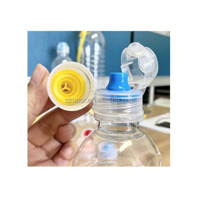 China Non Spill Cap Plastic Flip Cap Flip Plastic Water Clamshell Beverage Beverage Drinks Cap Lid for sale