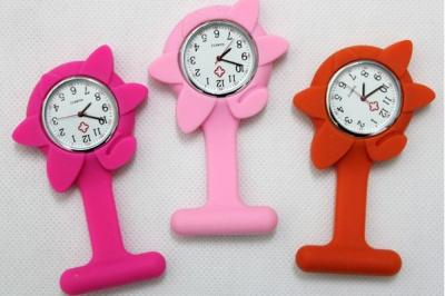 China Silicone Wristband Watch flower nurse watch, doctor watch silicon watch for sale