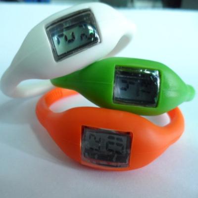 China Multi Functional Silicone Wristband Watch , Minus Ion Silicone Sports Wrist Watches for sale