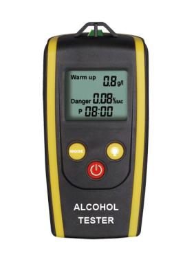 China Backlight Breath Digital Alcohol Meter For Outdoor , Home Alcohol Breath Test for sale