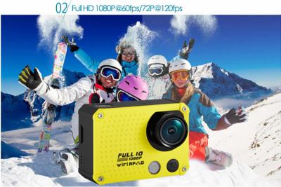 China 60 medidores Waterproof a câmera 1080P 4GB da ação dos esportes ~ 32GB definição alta 2,0