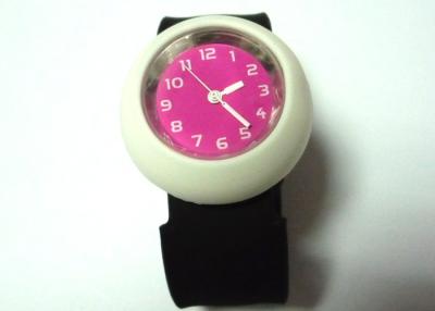 China 1ATM colorido Watch Dial Slap Silicone Pulseira relógios com Log Debossed à venda