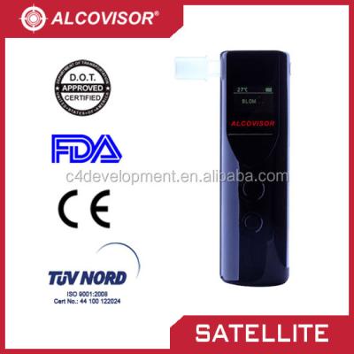 China Mobile Phone Alcovisor Satellite Alcohol Tester With Portable USB Power Bank 2600mah for sale