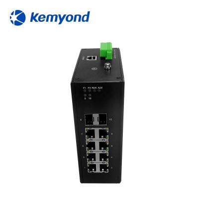 China LACP L2 Managed Din-Rail Industrial Grade S7100D-G2GT4 Gigabit Switch Full 2 ​​GB SFP Port 4 GB Ethernet Port Network Switch for sale