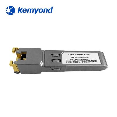 China Hotsale Copper Base-T Left Base-T SFP Optical SFP Transceiver SFP1.25G-RJ45 Module SFP1.25G-RJ45 for sale