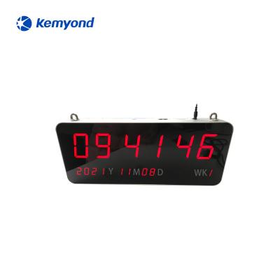 China Modern Kemyond In Dual / Single Sided ATS500 Current Industrial Led Digital GPS BDS NTP Time Synchronized Clock for sale