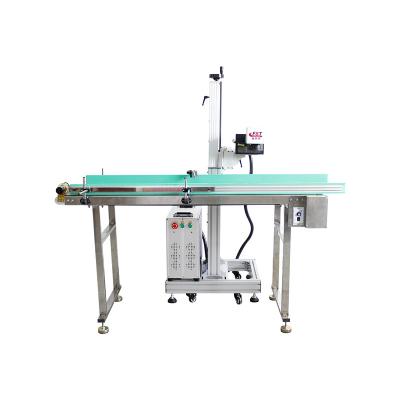 China Air Cooled 5w Fly UV Laser Marking Machine For Tubes for sale