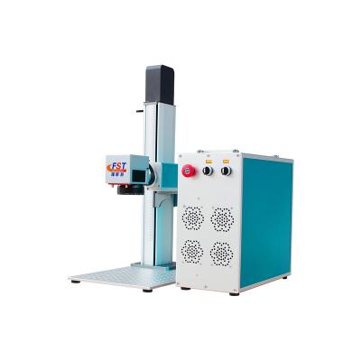 China JPT software ezcad 3 fiber 2.5d laser color marking machine 20w 30w 50w 60w 80w M7 for sale