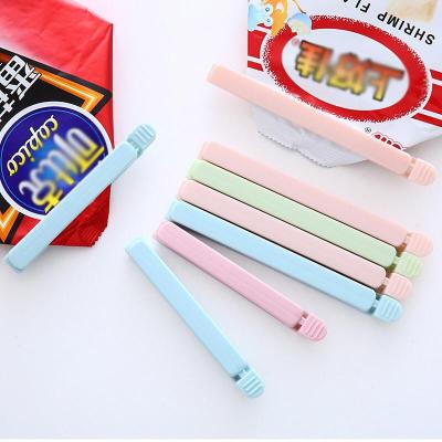 China Viable Logo Pinrted Food Bag Seal Promotional Clip Household Double Opening Sealer Food Storage Sealer for sale