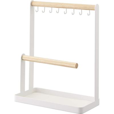 China White Stand Jewelry Rack Organizer Storage One Size Sustainable Home Accessory for sale