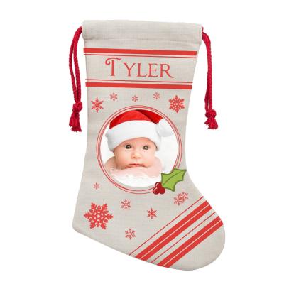 China Wholesale Custom Promotion Gift Christmas Stockings Luxury Custom Printed Logo Christmas Gift Socks for sale