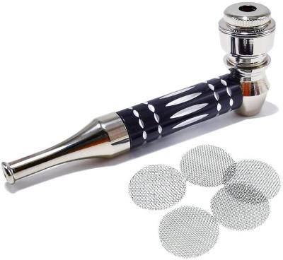 China Contemporary Pipes For Weed Classic Small Tobacco Pipe With 5 Stainless Steel Screen Filters Complete Kit for sale