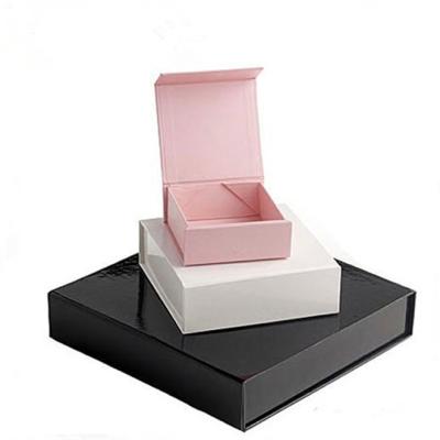 China Recycled Magnetic Materials Pandora Jewelry Gift Box Velvet Necklace Ring Gift Box for sale