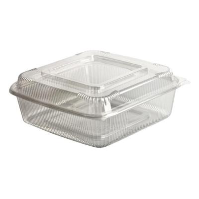 China Recycled Materials Plastic Clamshell Blister Tray Pet Clamshell Transparent Plastic Box for sale